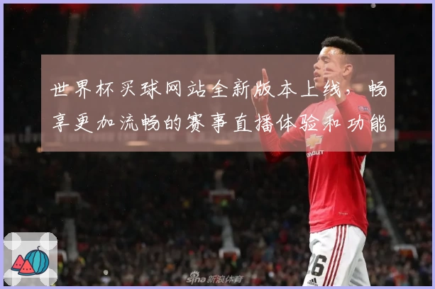 世界杯买球网站全新版本上线，畅享更加流畅的赛事直播体验和功能介绍